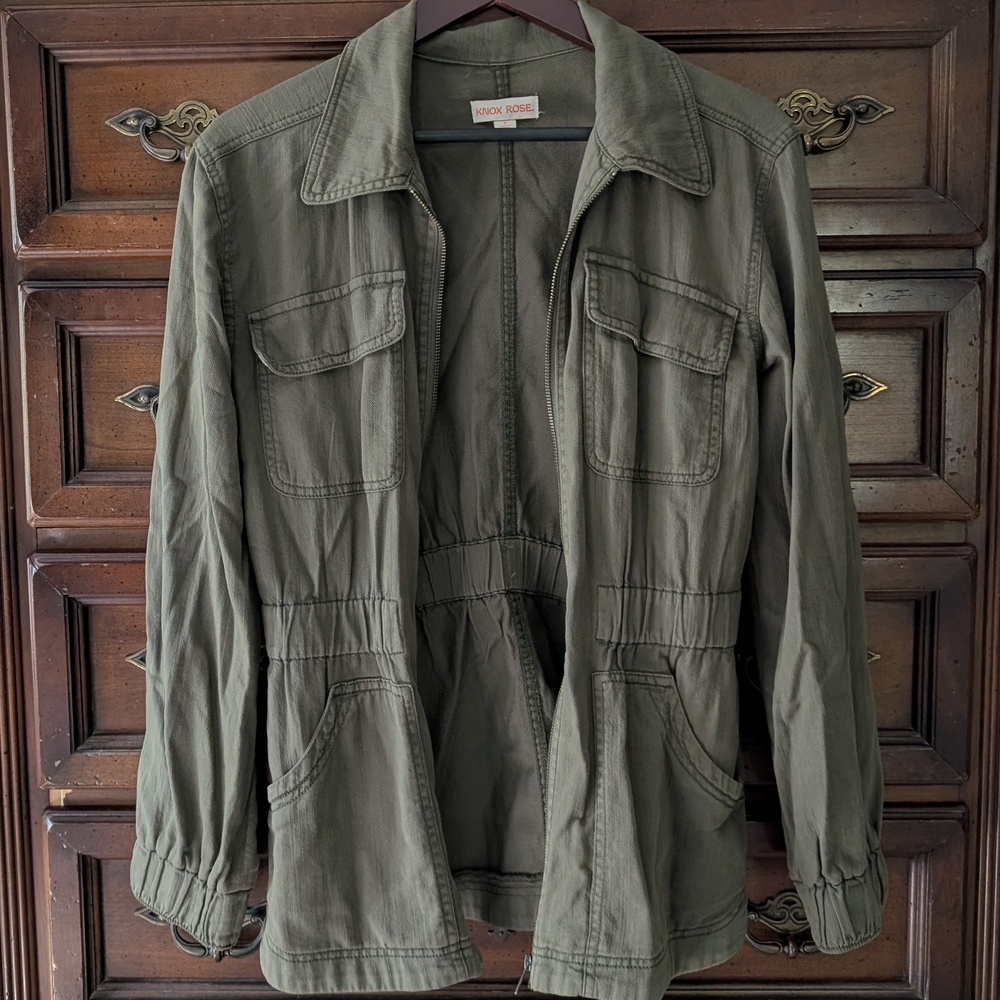 Olive Green Utility Jacket